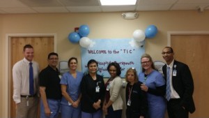 Business and nursing staff on opening day of The Infusion Center.
