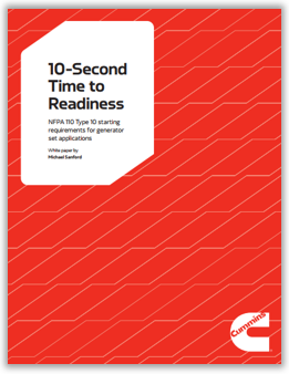 White Paper: NFPA 110 10-Second Time to Readiness