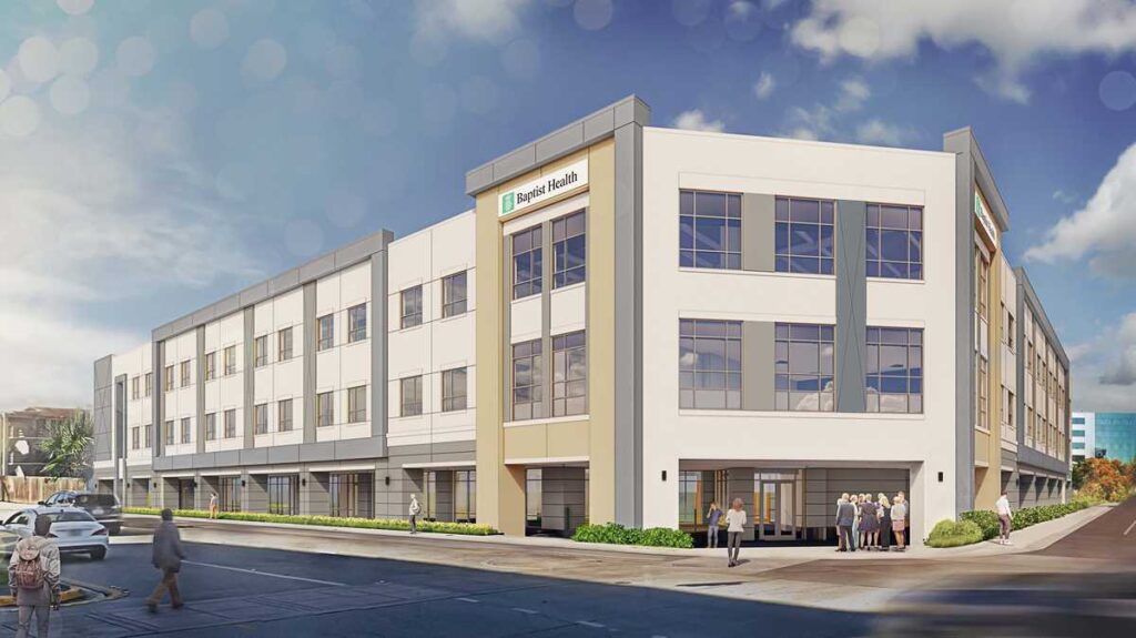 Construction Milestone Reached for Baptist Health Rehabilitation Hospital